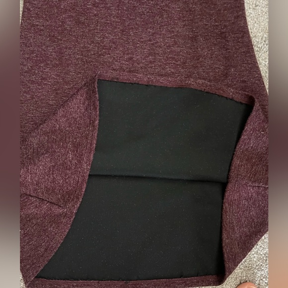 Free Generation Los Angeles Burgundy Ruffle Mini Dress - Picture 5 of 6